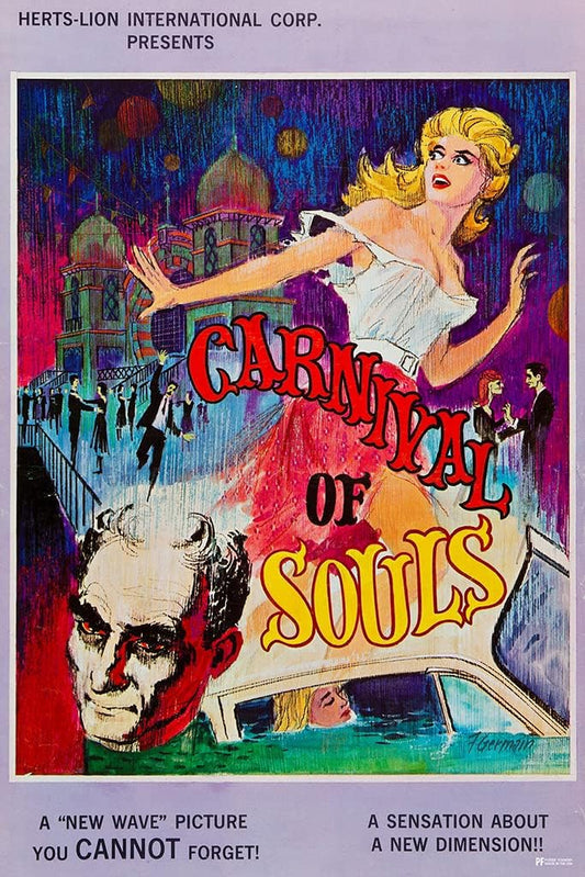 Carnival of Souls 1962 Retro Vintage Horror Movie Poster 